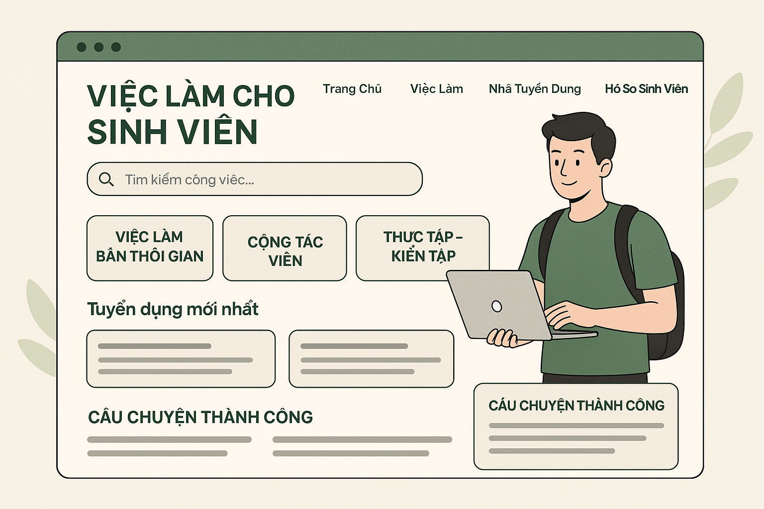 Việc làm cho sinh viên